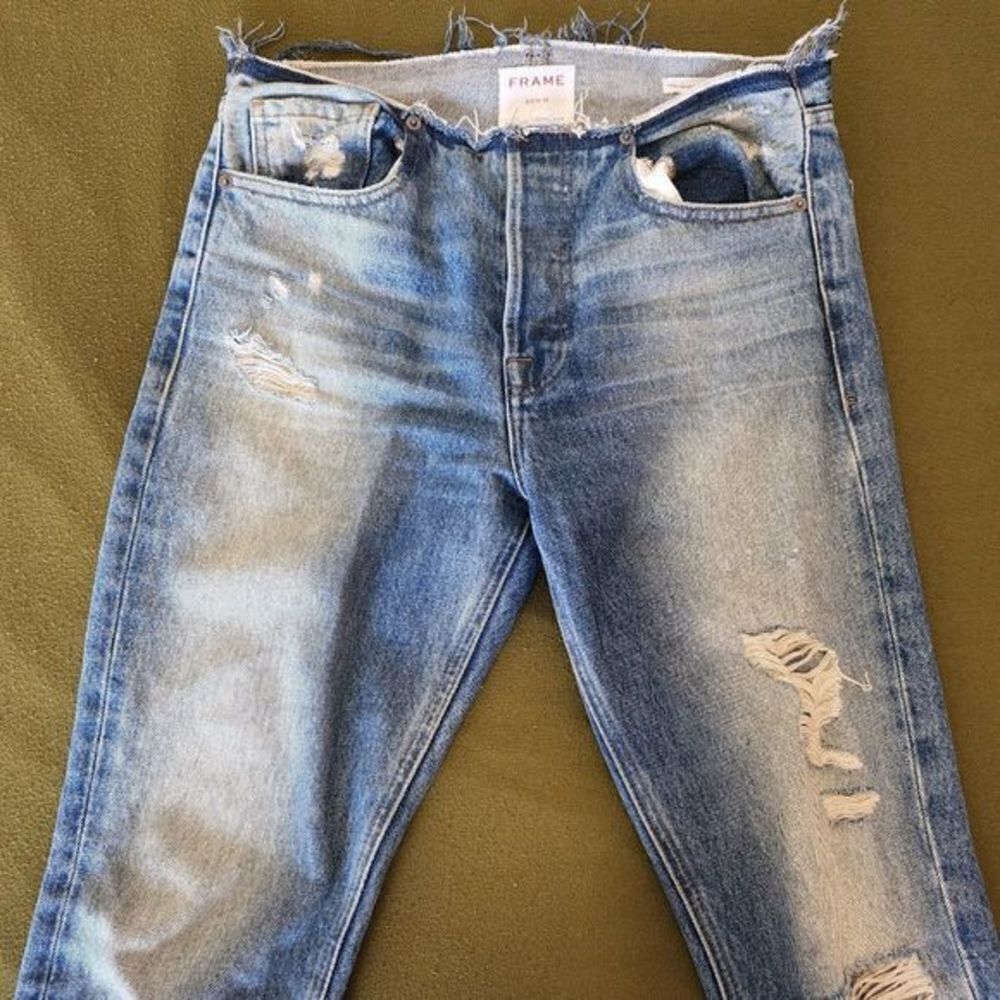 Re-Release Le Original Raw Edge High Waist Jeans - Picture 3 of 15